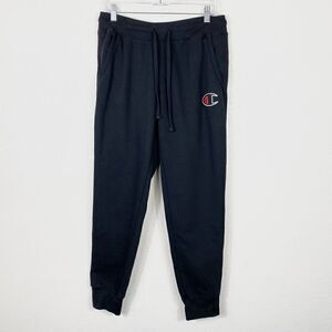Champion Black Big C Logo Sweatpant Joggers